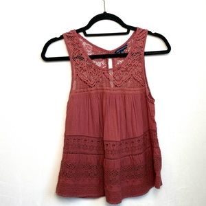 American Eagle Crochet tank top